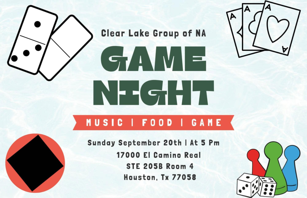 Clear Lake Group NA (CLGNA) - Game Night